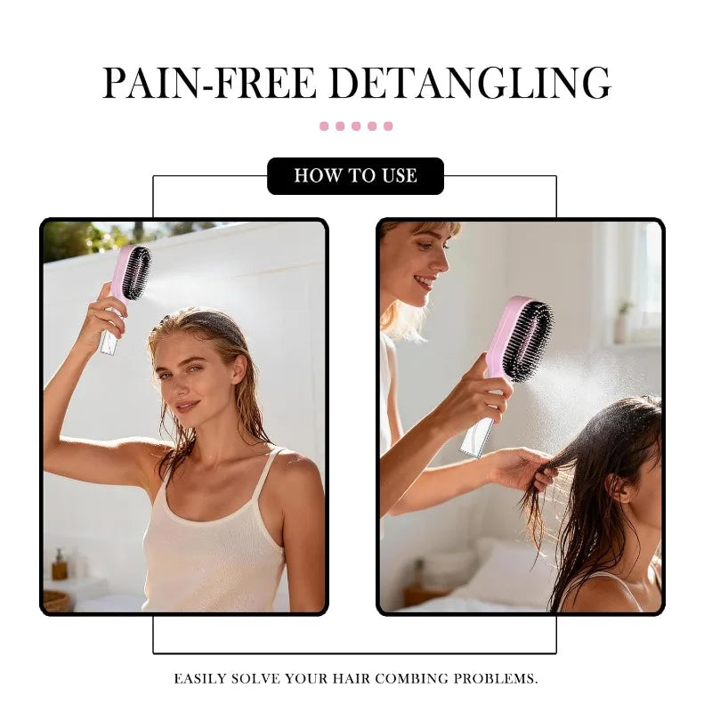 2-in-1 Spray & Detangling Brush